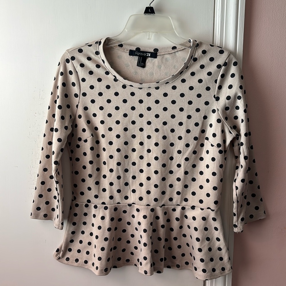 Forever 21 peplum top